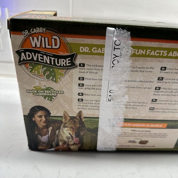 Dr Gabby Safari Adventure Lion  2 Piece Toy Set Panthera Leo - Picture 10 of 14